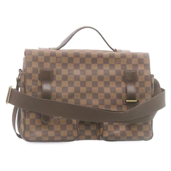 LOUIS VUITTON Damier Ebene Broadway Shoulder Bag - Picture 1 of 15